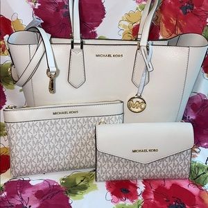 Michael Kors Kimberly 3 in 1 Tote & Crossbody Set